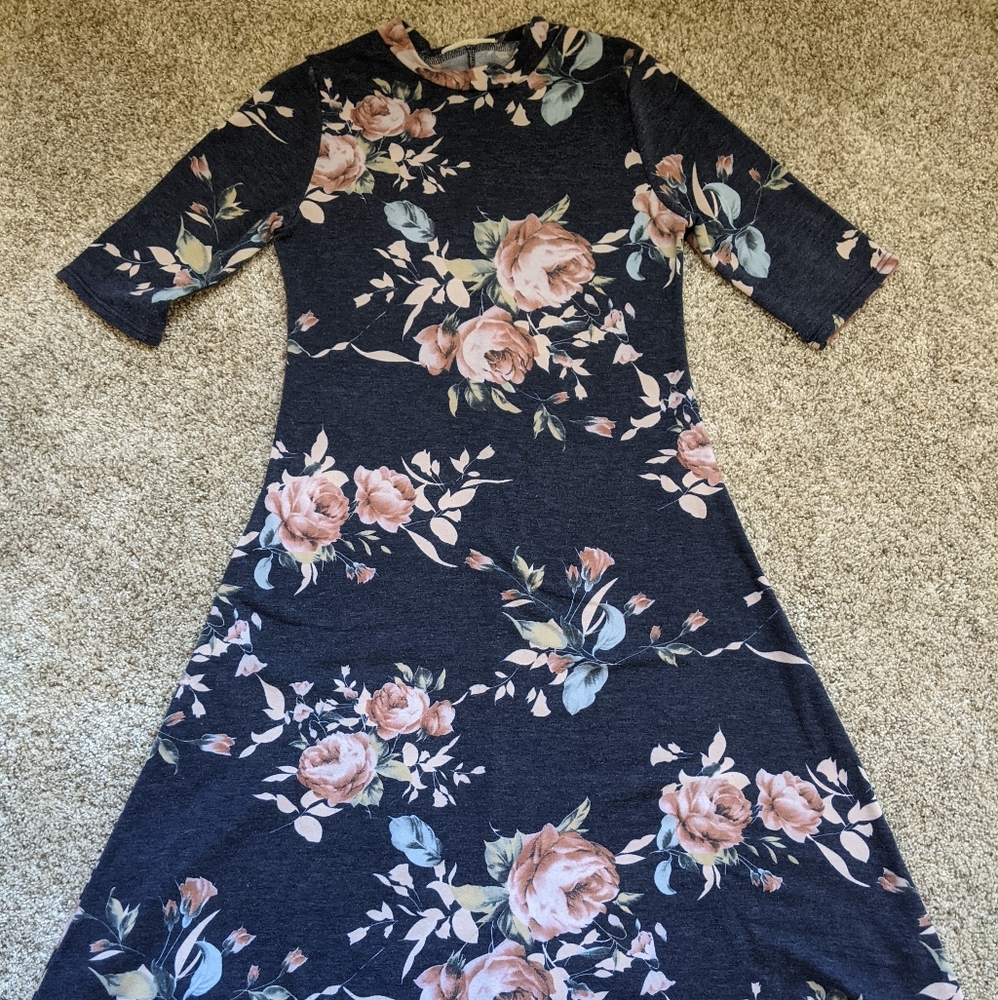 Floral midi dress